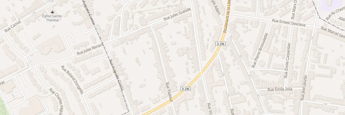 Plan du 132 Rue Pasteur à Outreau