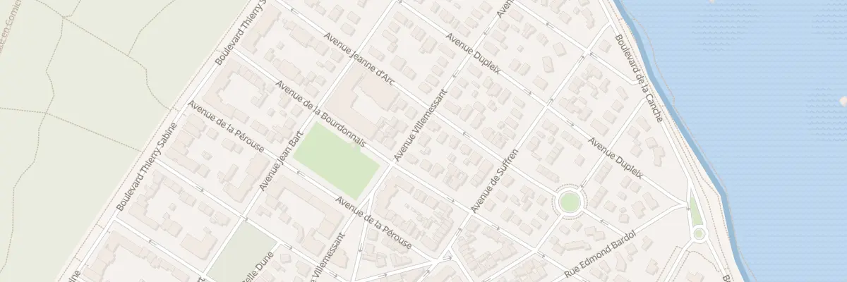Plan du 23 Av Villemessant au Touquet-Paris-Plage