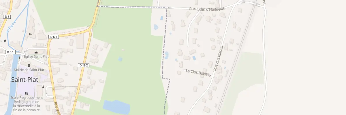 Plan du 6 Rue du Vallon d’Harleville à Mévoisins
