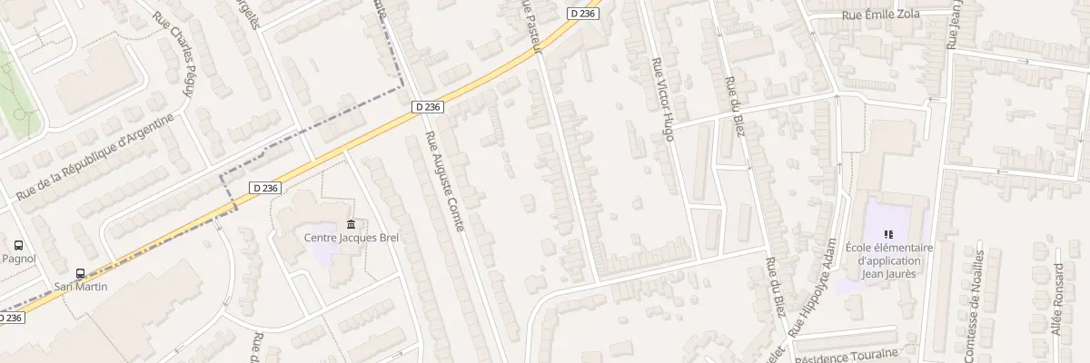 Plan du 71 Rue Pasteur à Outreau