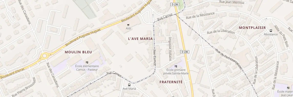 Plan du 425 Rue Carnot au Portel