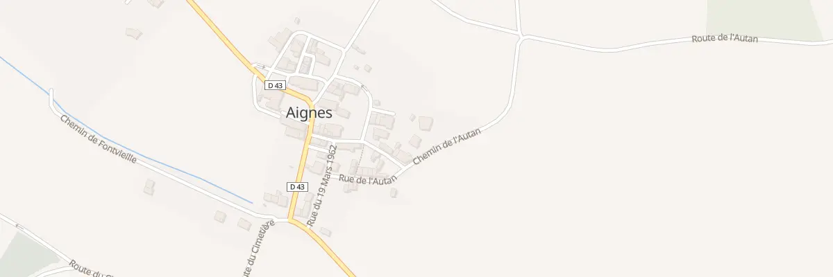 Plan du 1 Che de l’Autan à Aignes