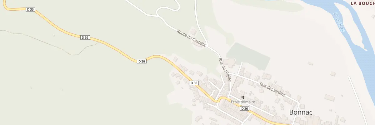 Plan du 129 Rte de Saint-amans à Bonnac