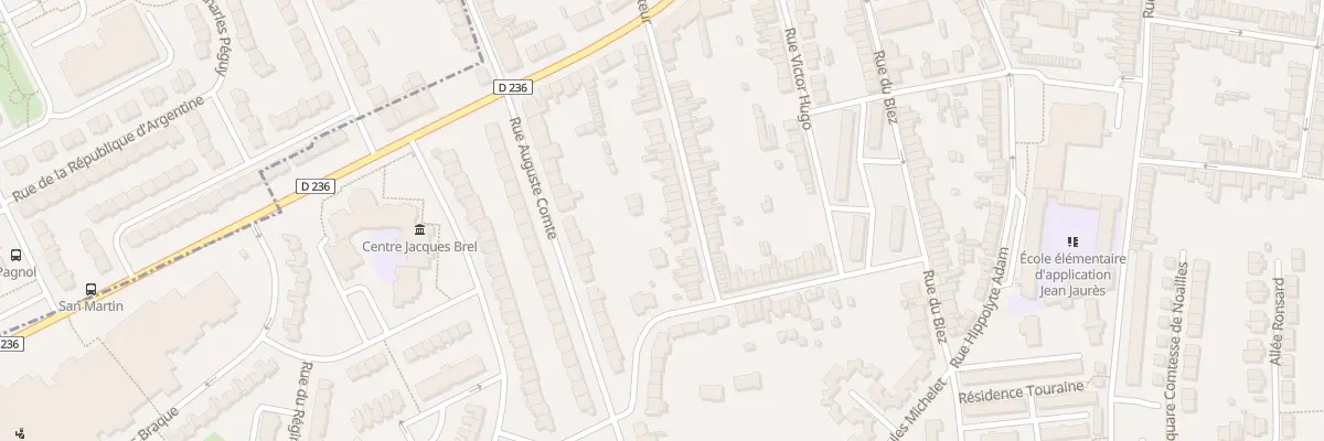Plan du 61 Rue Pasteur à Outreau