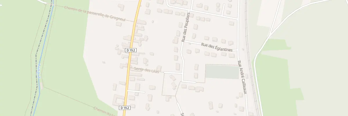 Plan du 14 Rue des Peupliers à Mévoisins
