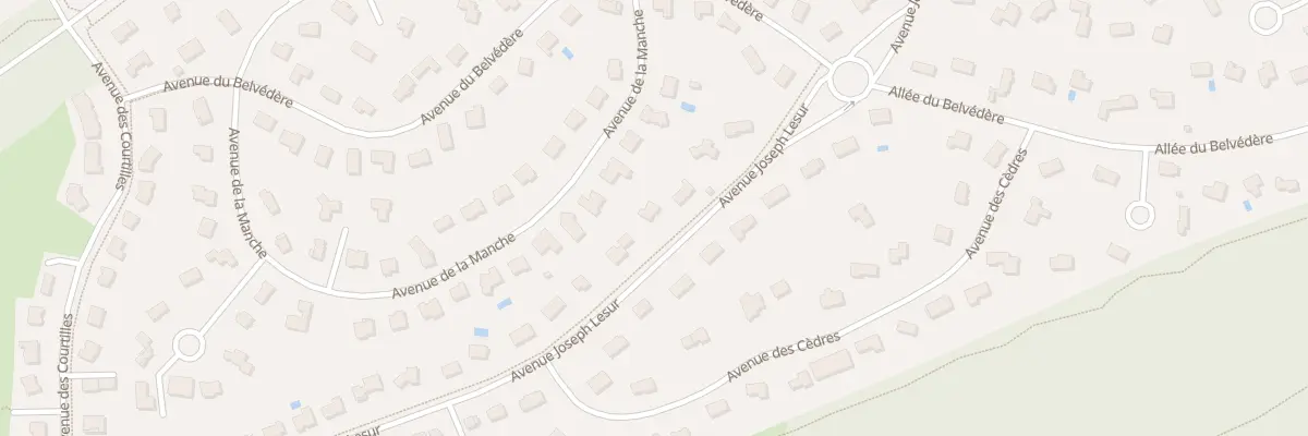Plan du 59 Av Joseph Lesur à Neufchâtel-Hardelot
