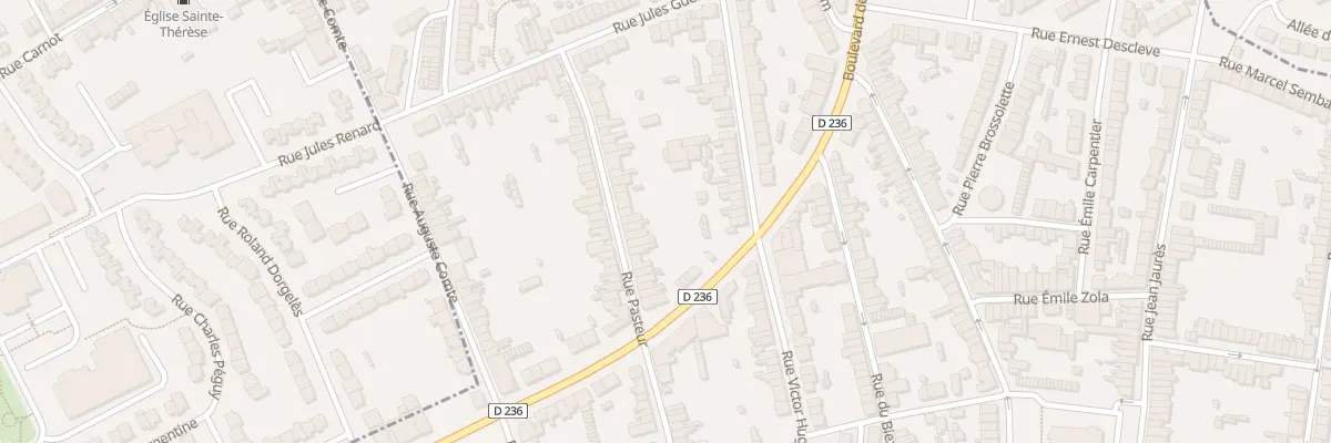 Plan du 120 Rue Pasteur à Outreau