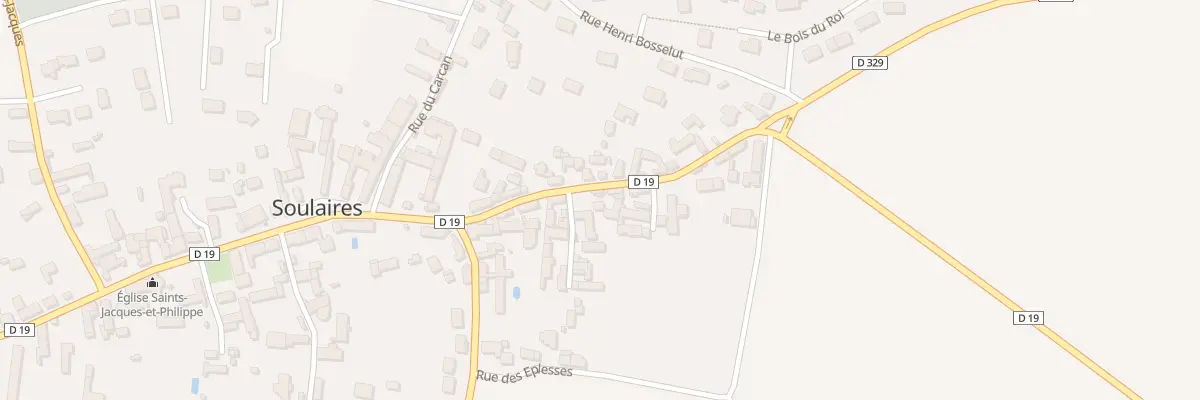 Plan du 8 Rue du Bout aux Juifs à Soulaires