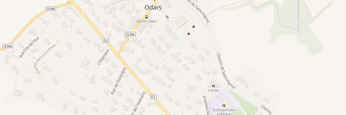 Plan du 3 Le Moulin à Odars