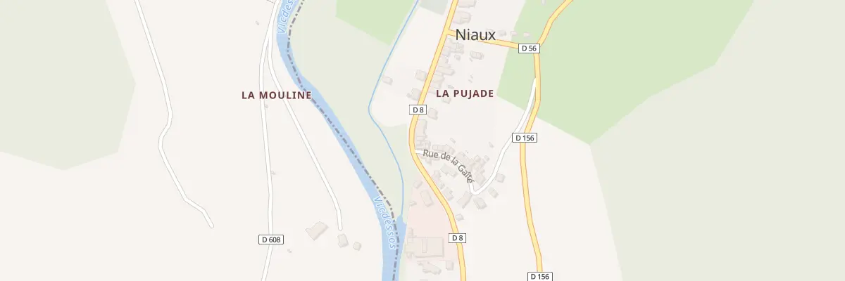 Plan du 101 La Pujade à Niaux