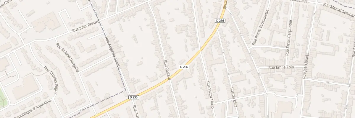 Plan du 110 Rue Pasteur à Outreau