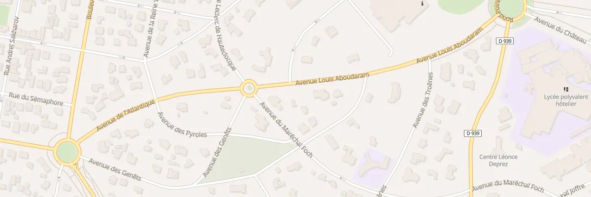 Plan du 70 Av Louis Aboudaram au Touquet-Paris-Plage