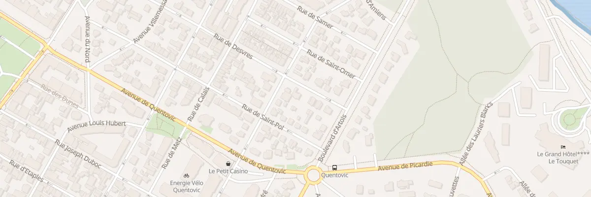 Plan du 26 Rue de Desvres au Touquet-Paris-Plage