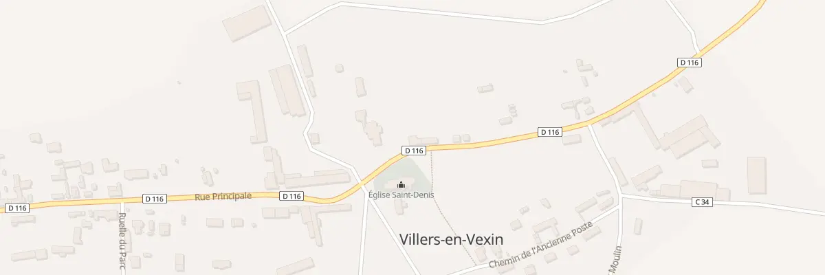 Plan du 40 Le Village à Villers-en-Vexin