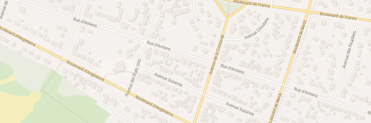 Plan du 247 Rue d’Amiens à Cucq