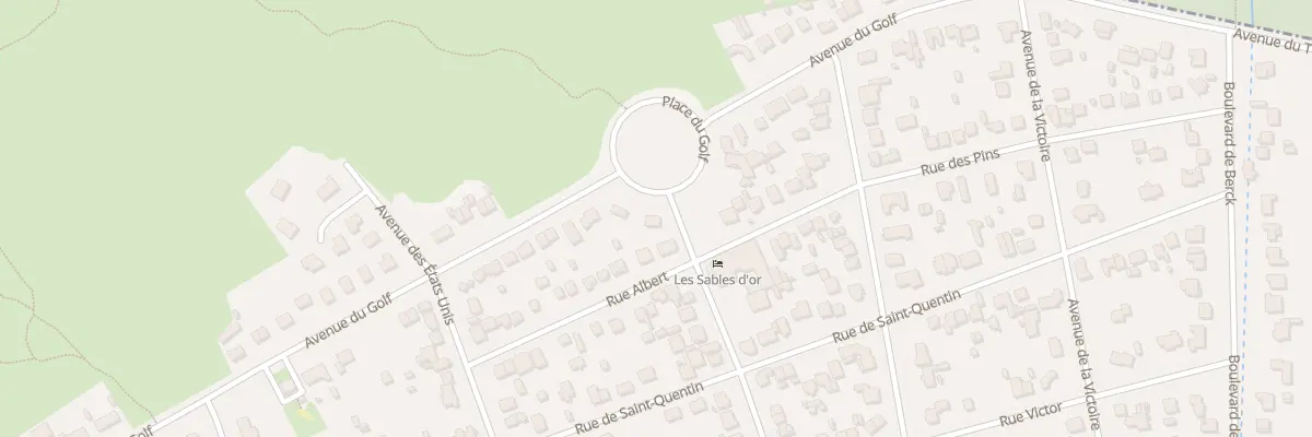 Plan du 1235 Av du Golf à Cucq