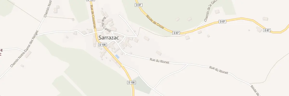 Plan du 156 Sarrazac à Cressensac-Sarrazac