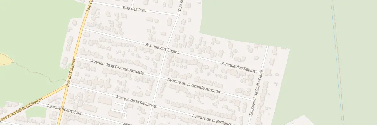 Plan du 536 Av des Sapins à Merlimont