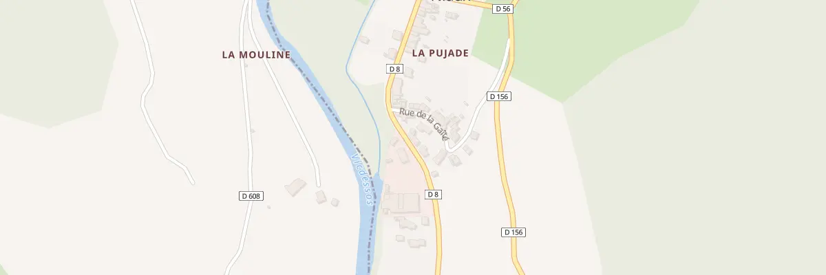 Plan du 117 La Pujade à Niaux