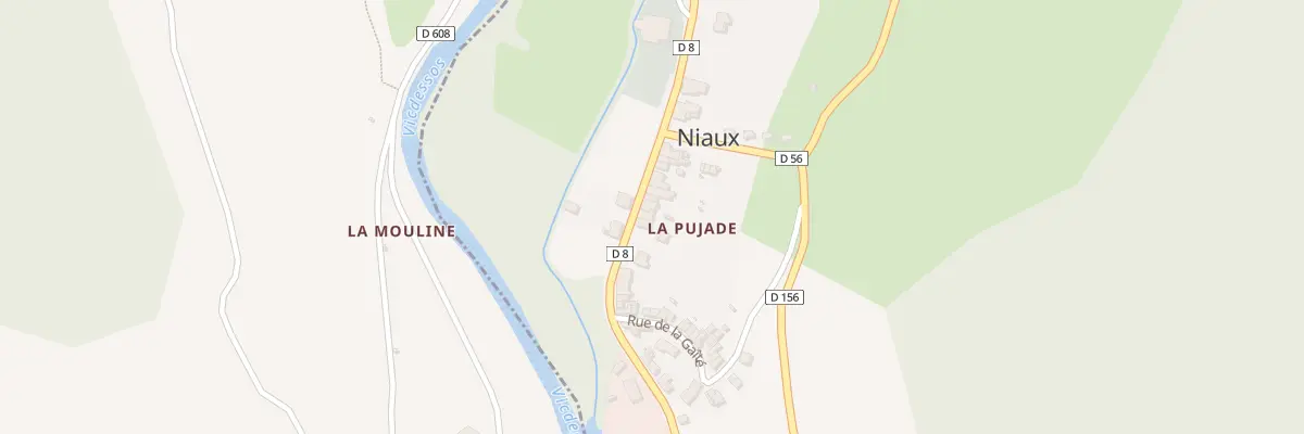 Plan du 97 La Pujade à Niaux