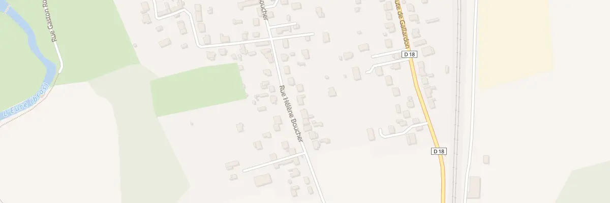 Plan du 27B Rue Hélène Boucher à Maintenon