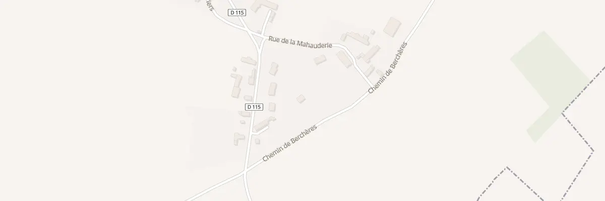 Plan du 1 Che de Bercheres à Boissets