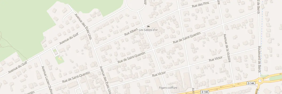 Plan du 392 Rue de Saint-quentin à Cucq