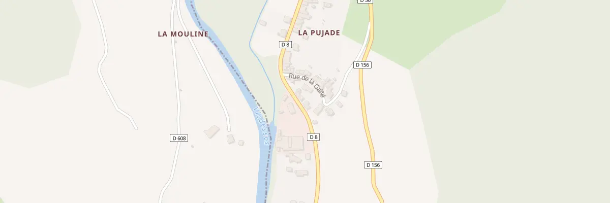 Plan du 118 La Pujade à Niaux
