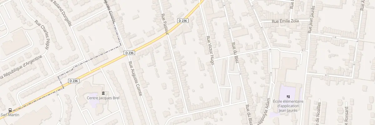Plan du 78 Rue Pasteur à Outreau