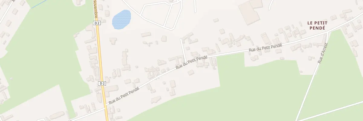 Plan du 19 Rue du Petit Pende à Pendé