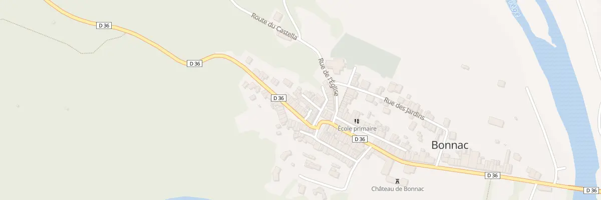 Plan du 148 Rte de Saint-amans à Bonnac