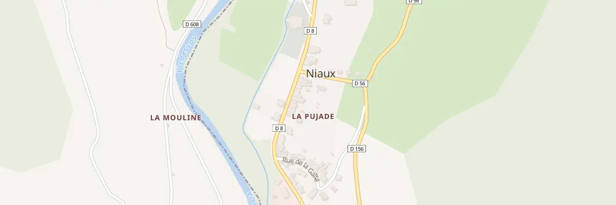 Plan du 94 La Pujade à Niaux