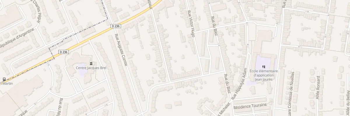 Plan du 56 Rue Pasteur à Outreau