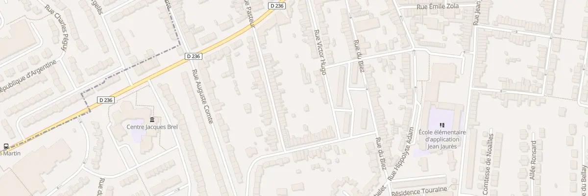Plan du 62B Rue Pasteur à Outreau