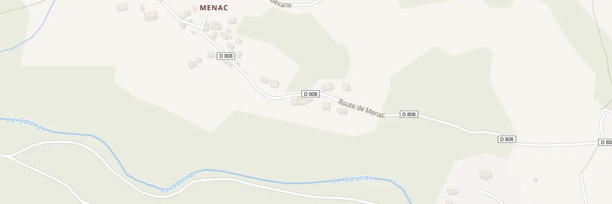 Plan du 3 Menac-Hameau à Arignac