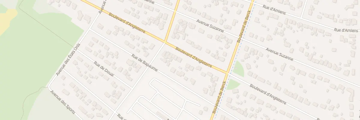 Plan du 699 Bd d’Angleterre à Cucq
