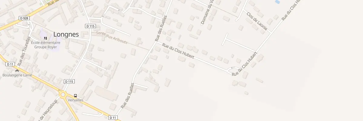 Plan du 9 Rue du Clos Hubert à Longnes