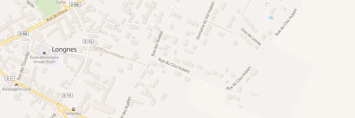 Plan du 4 Rue du Clos Hubert à Longnes