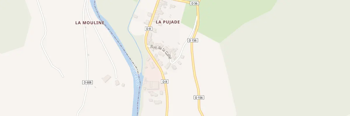 Plan du 113 La Pujade à Niaux