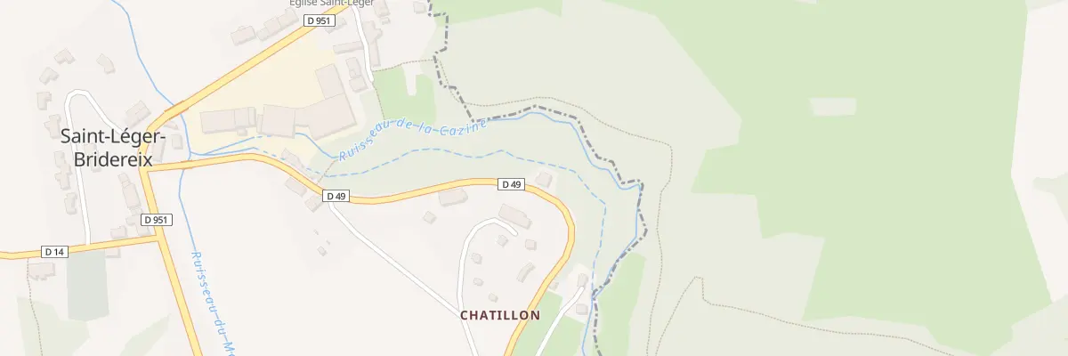 Plan du 5 Chatillon à Saint-Léger-Bridereix