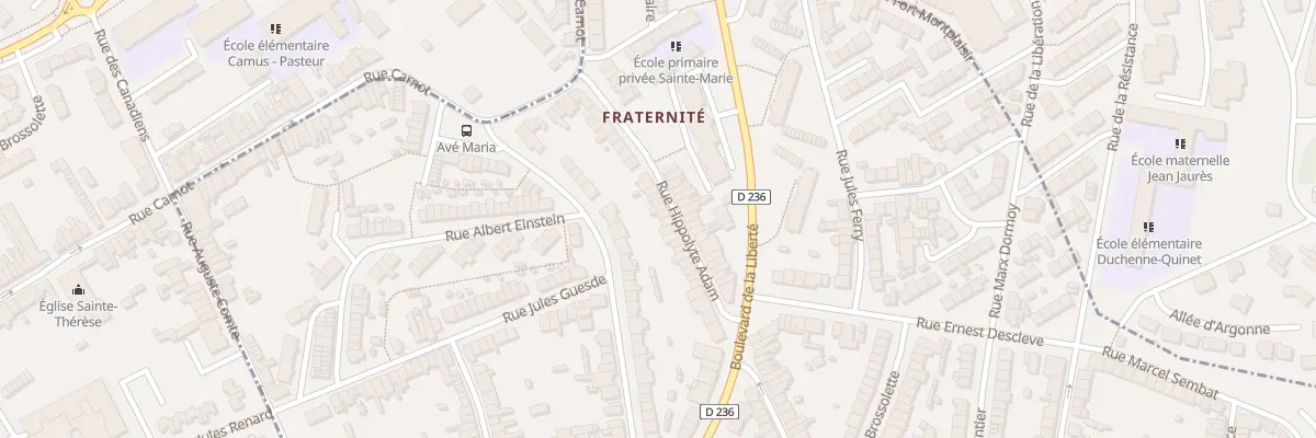 Plan du 163 Rue Hippolyte Adam à Outreau