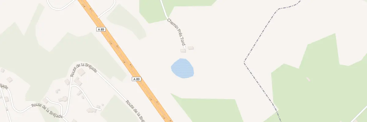 Plan du 448 Che Prés Tord à Saint-Pardoux-l’Ortigier