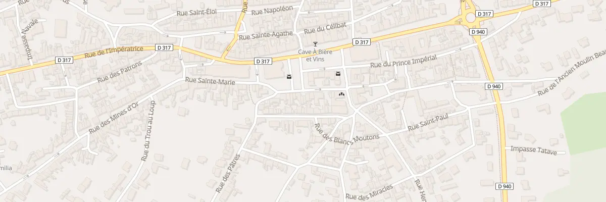 Plan du 50 Rue Sainte Marie à Berck