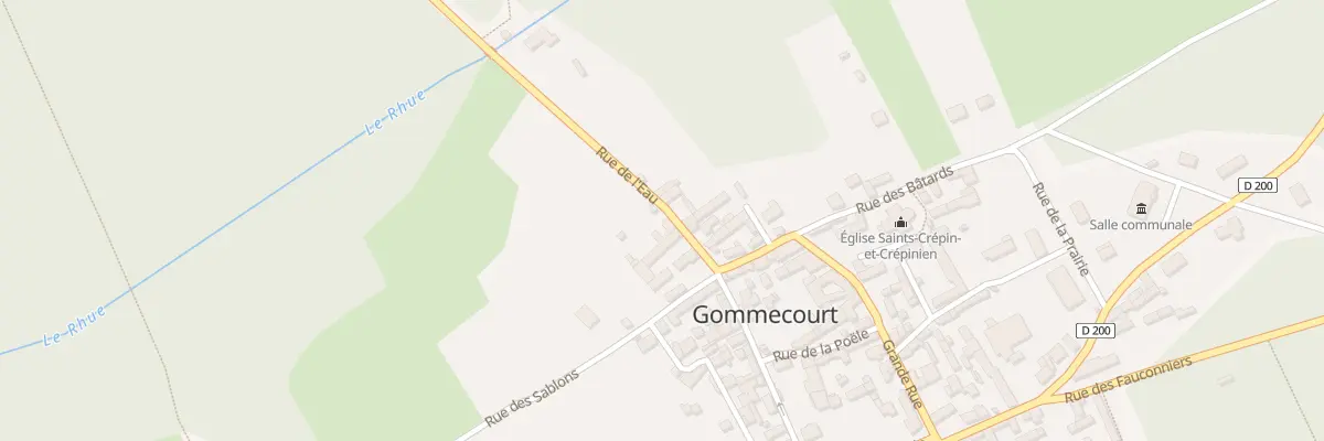 Plan du 3 Rue de l’Eau à Gommecourt