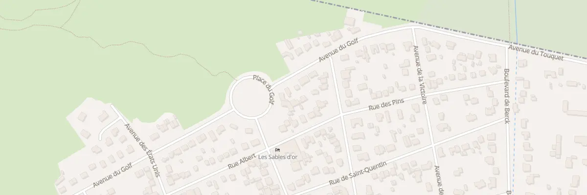 Plan du 223 Av du Golf à Cucq