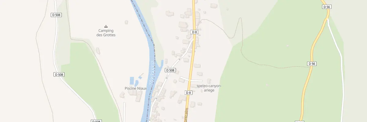 Plan du 44B Village de Niaux à Niaux