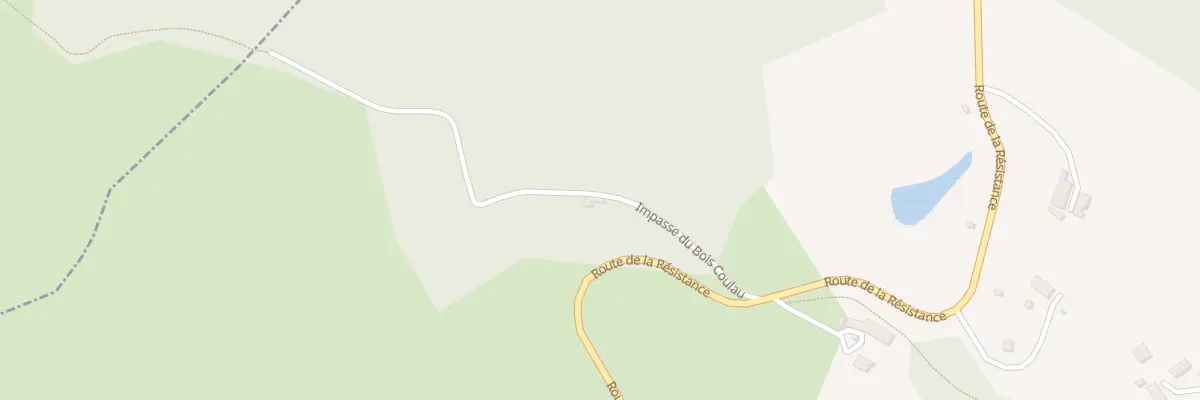 Plan du 5040 Bois de Coulau à Espartignac