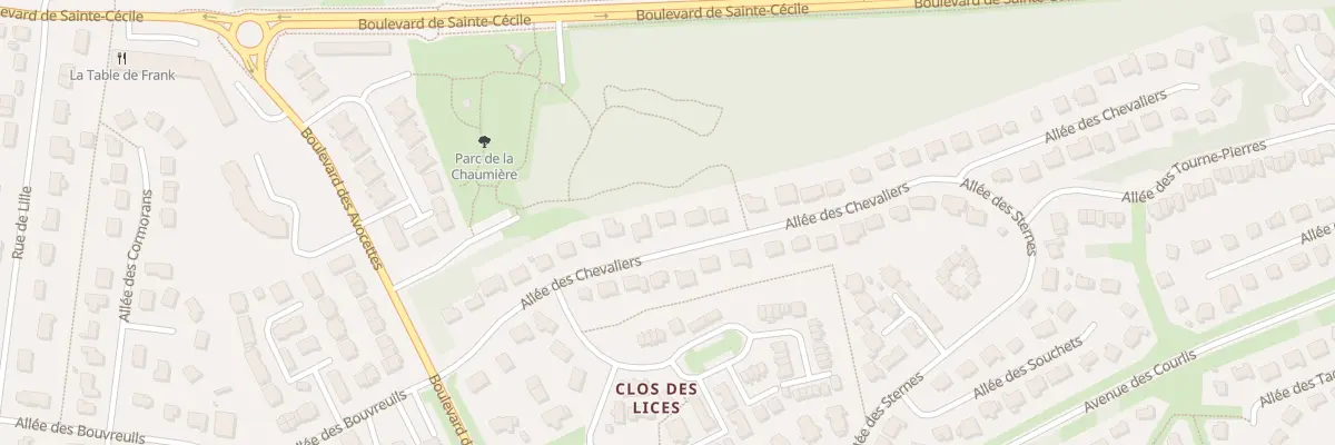 Plan du 187 All des Chevaliers à Camiers