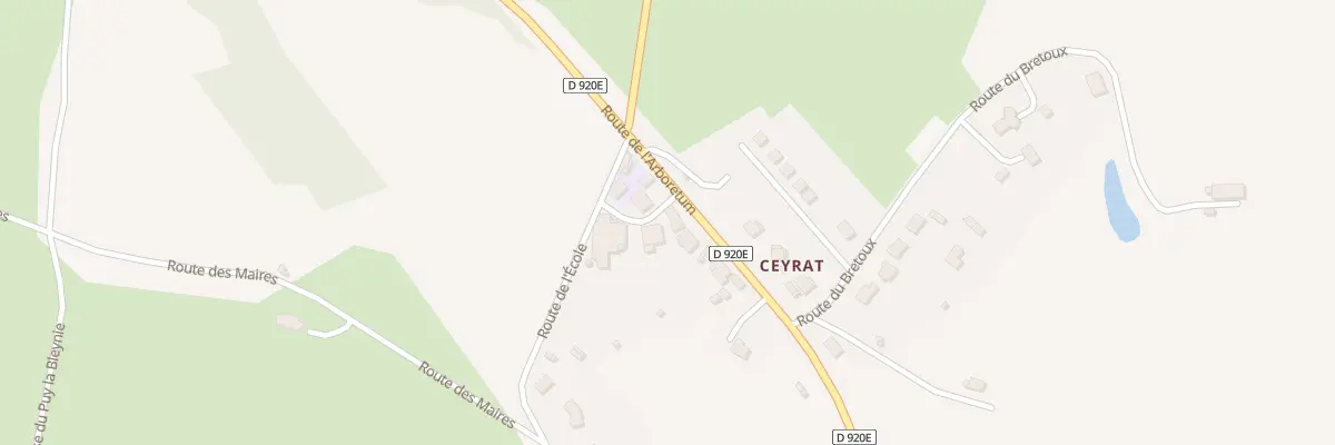 Plan du 5135 Ceyrat à Espartignac