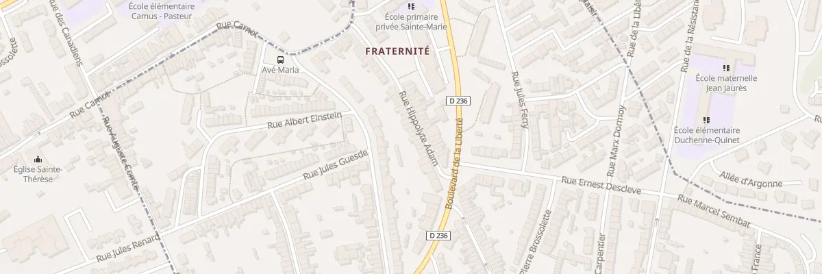 Plan du 153 Rue Hippolyte Adam à Outreau
